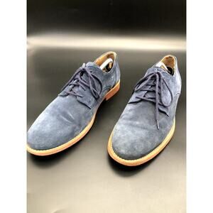 The Kooples Blue Suede Oxfords, Men's Size 12/EUR 45
